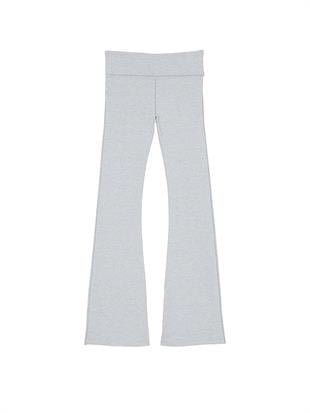 All-Day Beli Katlanabilen Pamuklu Flare Tayt