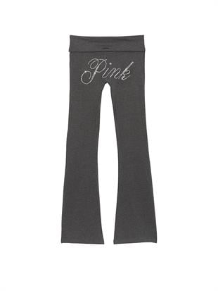 All-Day Beli Katlanabilen Pamuklu Flare Tayt