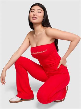 All-Day Beli Katlanabilen Pamuklu Flare Tayt
