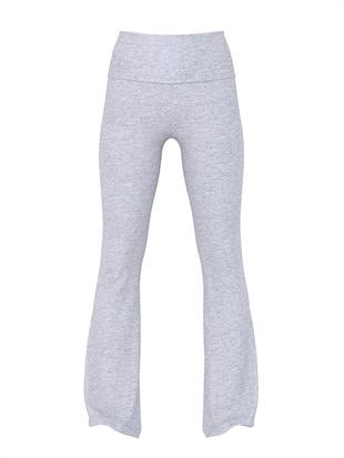 All-Day Beli Katlanabilen Pamuklu Flare Tayt