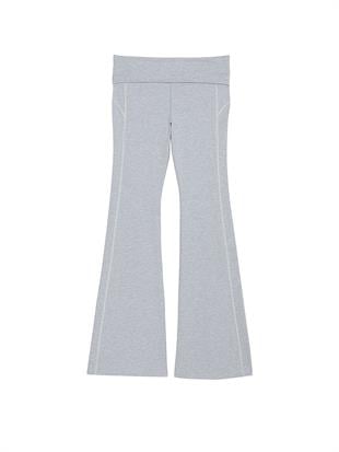 All-Day Beli Katlanabilen Pamuklu Flare Tayt