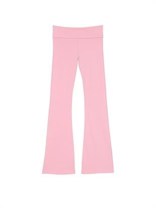 All-Day Beli Katlanabilen Pamuklu Flare Tayt