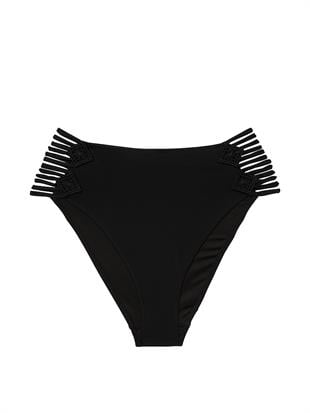 Archives Beach Makrome Detaylı Yüksek Bel Cheeky Bikini Altı