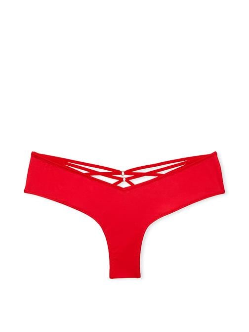 Arkası Askılı Derin Bacak Kesim Cheeky Külot