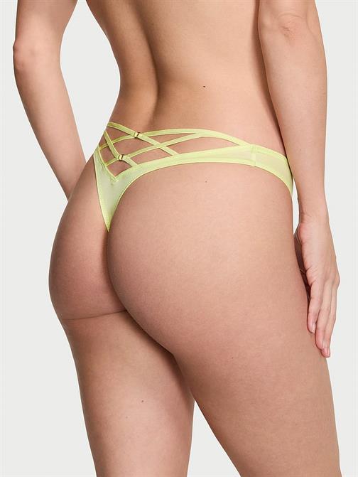 Arkası Askılı Derin Bacak Kesim Tanga