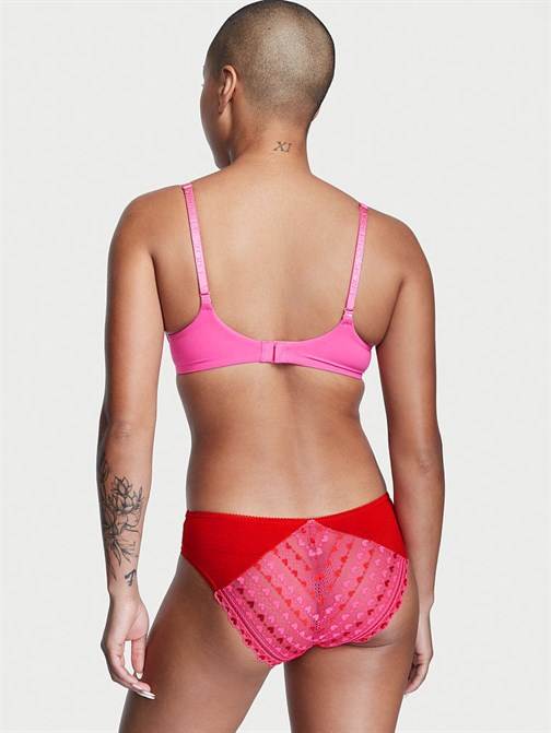 Arkası Dantelli Esnek Pamuklu Bikini Külot