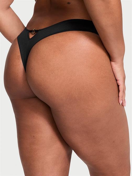 Askılı Crotchless Tanga