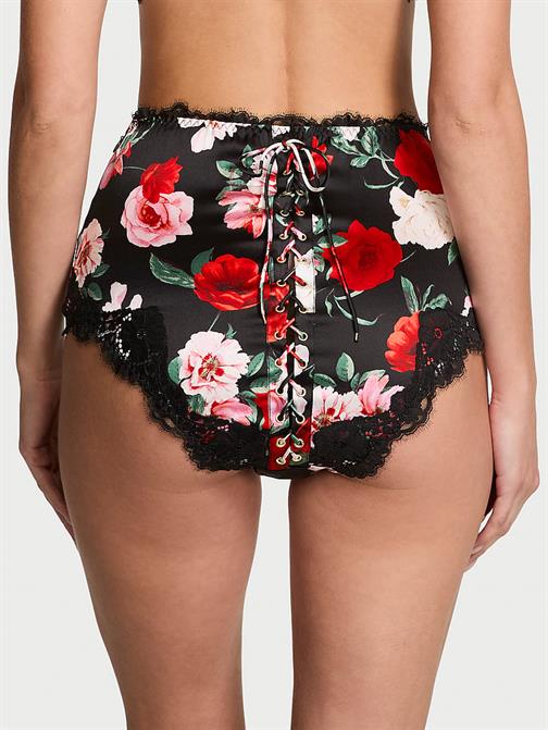 Atelier Victoria's Secret Saten Dantel Kenarlı Yüksek Bel Külot