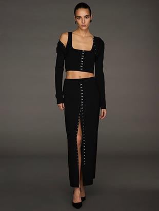 Atelier Victoria's Secret X Altuzarra İnce Kopça Detaylı Uzun Etek