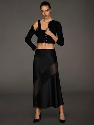 Atelier Victoria's Secret X Altuzarra Saten Biye Kesim Etek