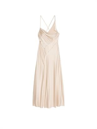 Atelier Victoria's Secret X Altuzarra Saten Asimetrik Kesim Elbise