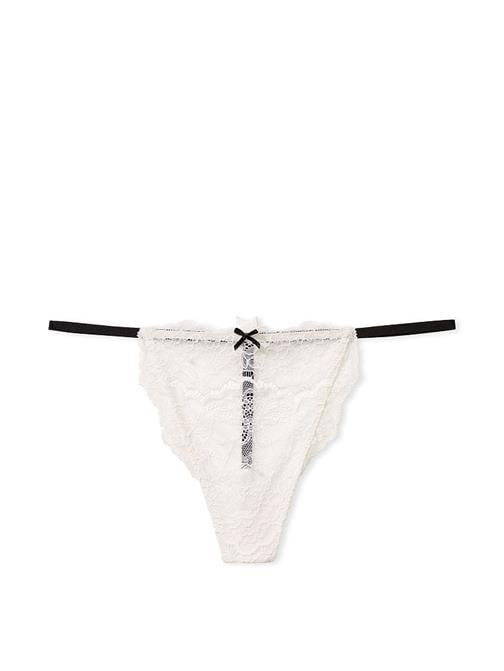 Ayarlanabilir Askılı Dantel V-String Külot
