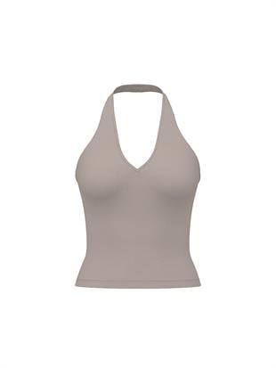 Base Esnek Halter Askılı Atlet