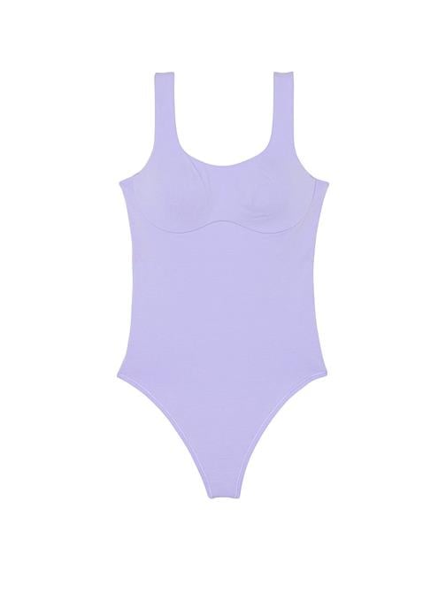 Base Pamuklu Scoop Bodysuit