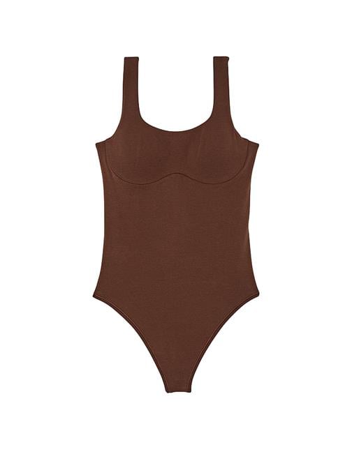 Base Pamuklu Scoop Bodysuit