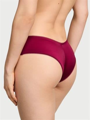 Baskılı Derin Bacak Kesim Cheeky Külot