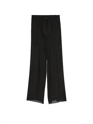 Beachwear Önden Bağlamalı Şifon Pantolon