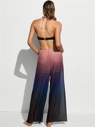 Beachwear Önden Bağlamalı Şifon Pantolon