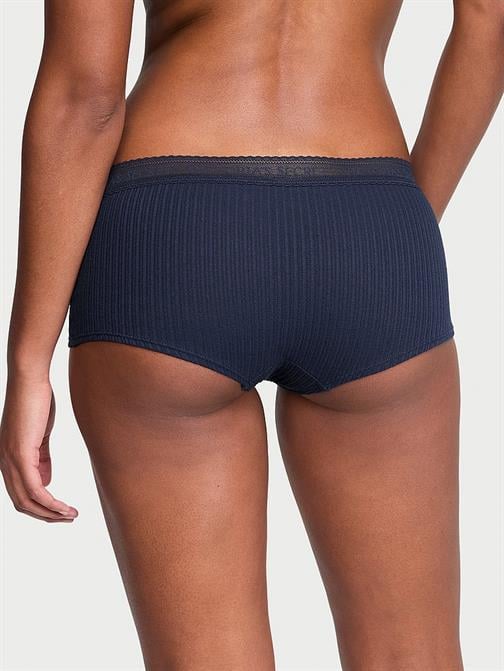 Beli Dantelli Pamuklu Boyshort Külot