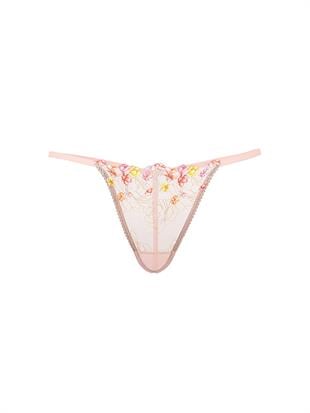 Bloom İşlemeli V-String Külot