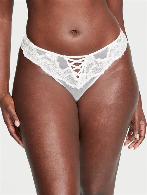 Boho Çiçek İşlemeli Brazilian Külot