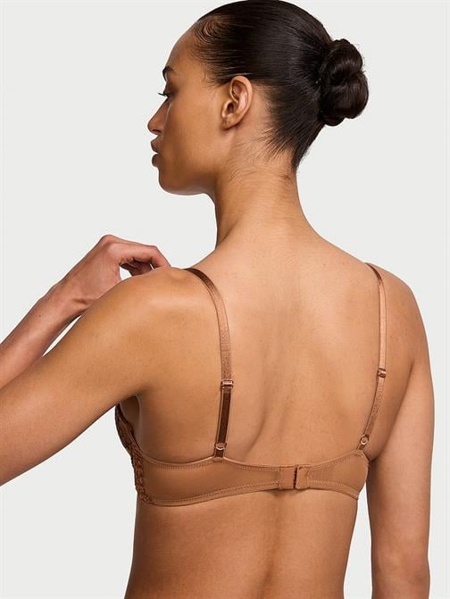 Boho Çiçek İşlemeli Push-Up Sütyen