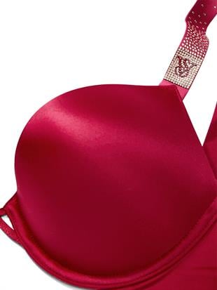 Bombshell 2 Beden Büyük Gösteren Işıltılı Askılı Push-Up Sütyen