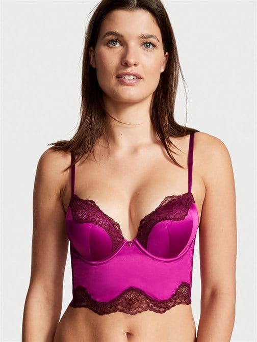 Bombshell 2 Beden Büyük Gösteren Push-Up Korse Üst
