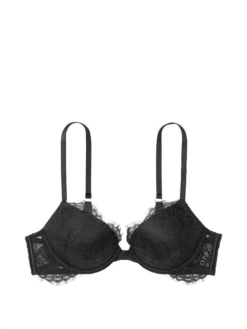 Bombshell Add-2-cups Lace Grommet Push-up Bra