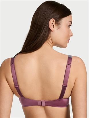Bombshell Işıltılı Askılı 2 Beden Büyük Gösteren Push-Up Sütyen