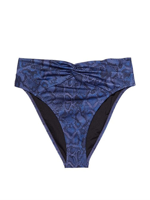 Burgu Detaylı Yüksek Bel Cheeky Bikini Altı