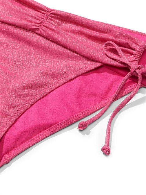 Büzgülü Işıltılı Klasik Bikini Altı