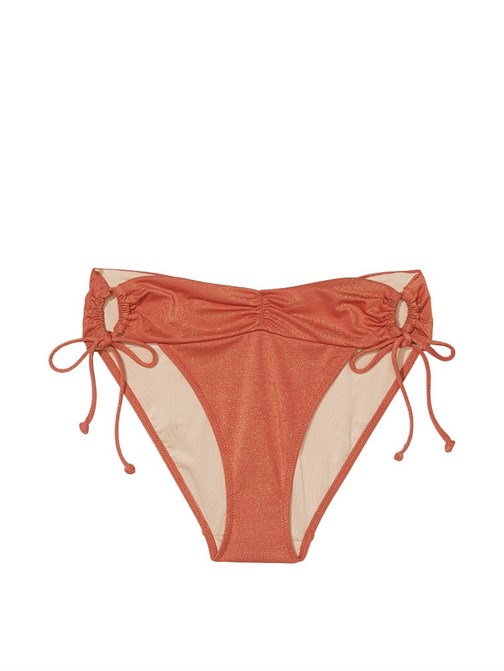 Büzgülü Işıltılı Klasik Bikini Altı