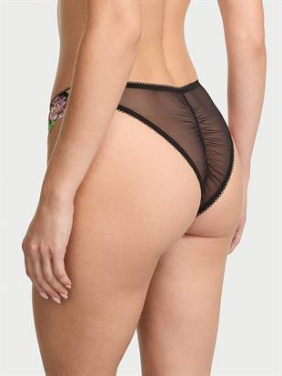 Çiçek İşlemeli Brazilian Külot