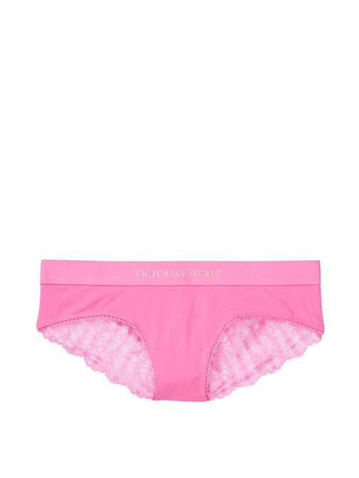 Cotton & Lace Hiphugger Panty