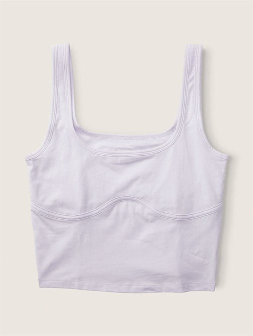 Cotton Contour Crop Tank Top