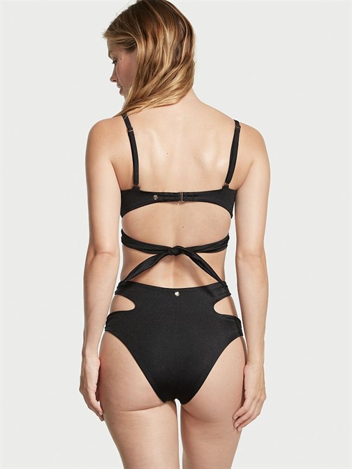 Cut-Out Detaylı Yüksek Bel Cheeky Bikini Altı
