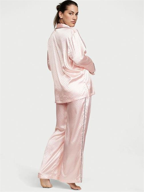 Damla Saten Pijama Takımı