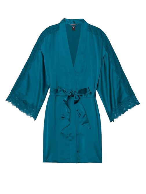 Dantel Ekli Kimono Sabahlık