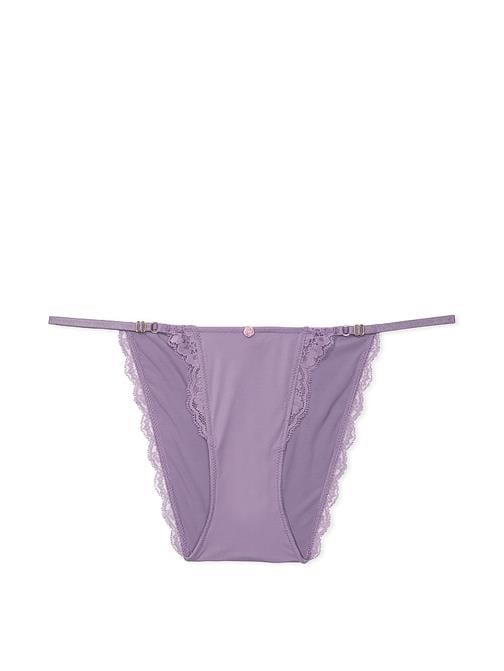 Dantel Kenarlı Ayarlanabilir İpli Bikini Külot