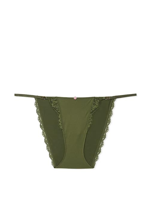 Dantel Kenarlı Ayarlanabilir İpli Bikini Külot