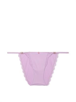 Dantel Kenarlı Ayarlanabilir İpli Bikini Külot