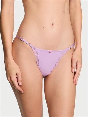 Dantel Kenarlı Ayarlanabilir İpli Bikini Külot