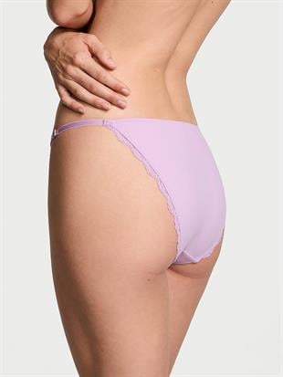 Dantel Kenarlı Ayarlanabilir İpli Bikini Külot