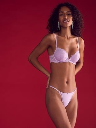 Dantel Kenarlı Ayarlanabilir İpli Bikini Külot