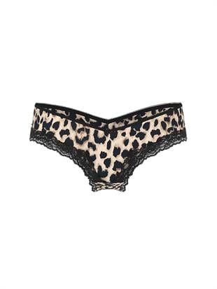 Dantel Kenarlı Tül Cheeky Külot