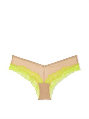 Dantel Kenarlı Tül Cheeky Külot
