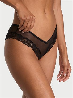 Dantel Kenarlı Tül Cheeky Külot
