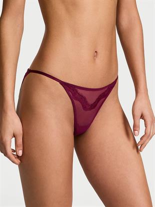 Dantelli Askılı Bikini Külot