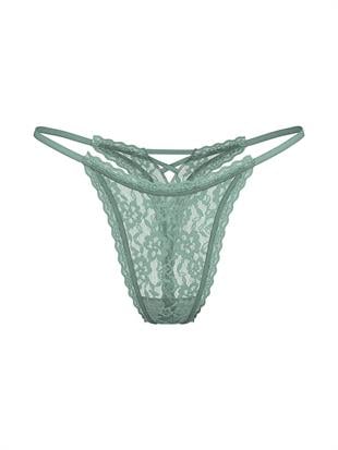 Dantelli Askılı Tanga